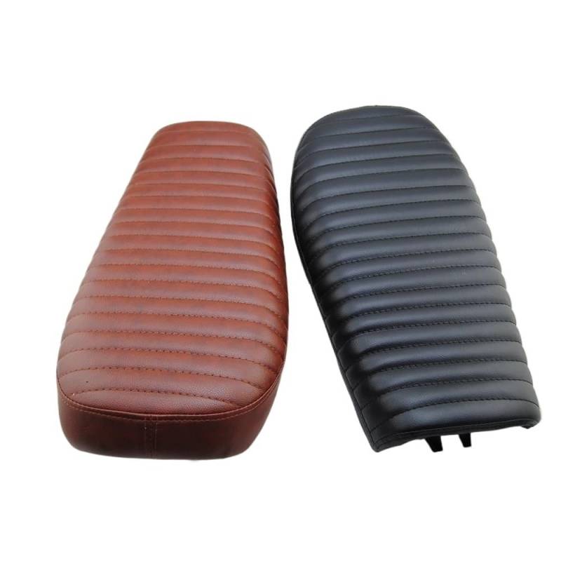 Motorrad Sitz Für Seat Hump Custion Flat Brat Style Für Tracker Für Seat Retro Für Ya&maha XJ550 XJ650 XS650 SR125 SR250 SR400 SR500 von RYUIO