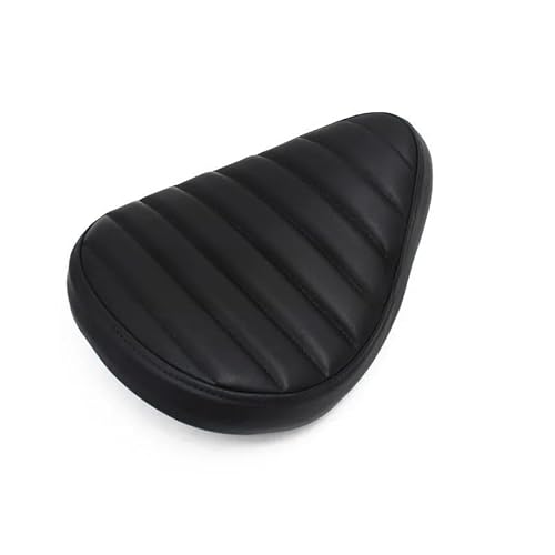 Motorrad Sitz Motorrad Für Sitzkissen Leder Retro Flach Für Sitz Universal für Su&zuki Für Bobber Für Chopper von RYUIO