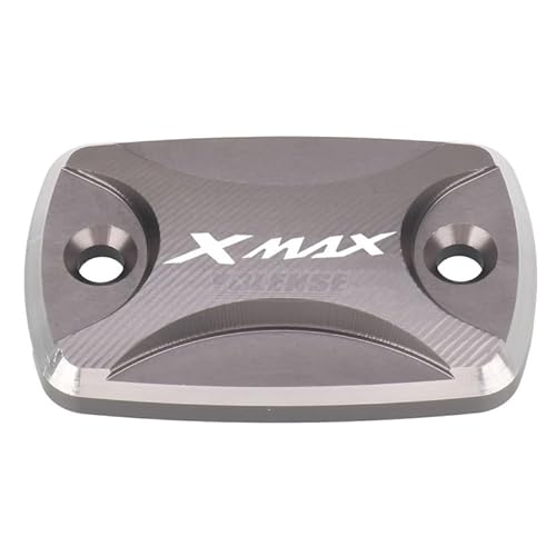 RYUIO Bremsflüssigkeitsdeckel Für Ya&maha X-MAX Für Xmax 125 250 300 400 XMAX300 XMAX250 Motorräder CNC Front Brake Reservoir Flüssigkeit Tank Abdeckung Öl Tasse Kappe von RYUIO