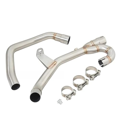 RYUIO Motorrad Abgasrohr Schalldämpfer Für Su&zuki Für SV650 Für SV650X 2016-2023 Motorradauspuff Ersetzen Header Down Original Link Pipe Schalldämpfer von RYUIO