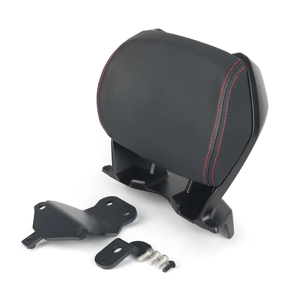 Rückenlehne Rear Seat Cushion FÜR SR250GT SR250 SR 250 GT 250GT Motorrad Schwarz Hinten Passagier Sitz Reitstock Rückenlehne Zurück Rest Kissen Pad Beifahrer Sitzkissen Rückenlehne von RYUIO