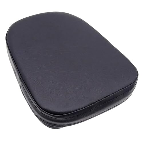 Rückenlehne Rear Seat Cushion Für Ha&rley Für Sportster Für Ya&maha 1 Stück Motorrad Rücksitzbezug Rückenlehnenpolster Schwarzes Kunstleder Kissen Zubehör Beifahrer Sitzkissen Rückenlehne von RYUIO