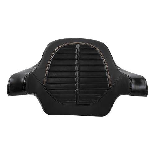 Rückenlehne Rear Seat Cushion Motorrad Für King Pack Passagier-Rückenlehnenpolster Für Ha&rley Für Touring Für Road Für Glide Für Road Für King Für CVO 2014-2022 Beifahrer Sitzkissen Rückenlehne von RYUIO