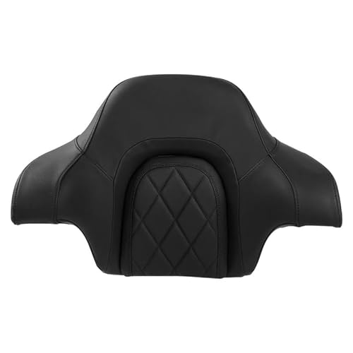 Rückenlehne Rear Seat Cushion Motorrad Für King Pack Passagier-Rückenlehnenpolster Für Ha&rley Für Touring Für Road Für Glide Für Road Für King Für CVO 2014-2022 Beifahrer Sitzkissen Rückenlehne von RYUIO