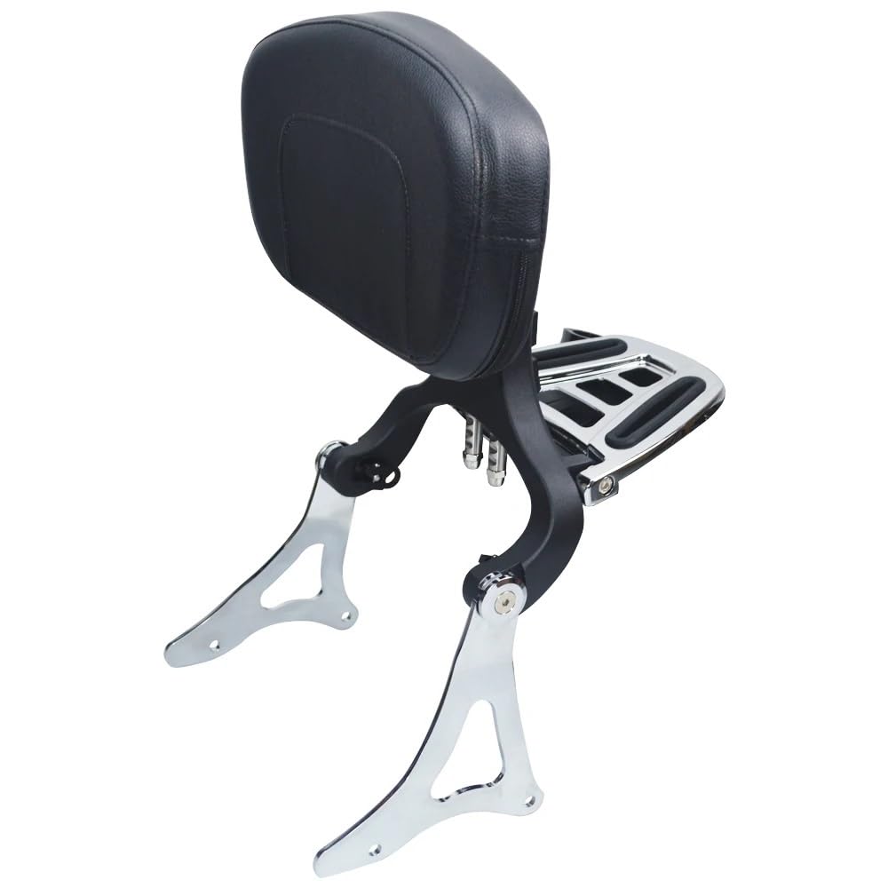 Rückenlehne Rear Seat Cushion Motorrad-Mehrzweck-verstellbare Fahrer-Beifahrer-Rückenlehne Für Ha&rley Für Touring Für Road Für Road Für Glide Für Street Für Glide 2014-2023 Beifahrer Sitzkissen Rücke von RYUIO