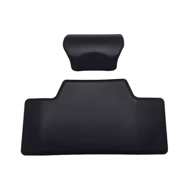 Rückenlehne Rear Seat Cushion Motorrad Passagier Rückenlehne Zurück Pad Universal Self-Adhesive Stoßfest Hinten Case Box Gepäck Kissen Beifahrer Sitzkissen Rückenlehne von RYUIO