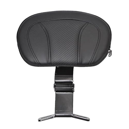 Rückenlehne Rear Seat Cushion Motorrad-Rückenlehne Aus PU-Ler Für Fahrer Und Fahrer Für Ha&rley Für Touring Für CVO Für Electra Für Road Für Street Für GLI 09–22 Beifahrer Sitzkissen Rückenlehne von RYUIO