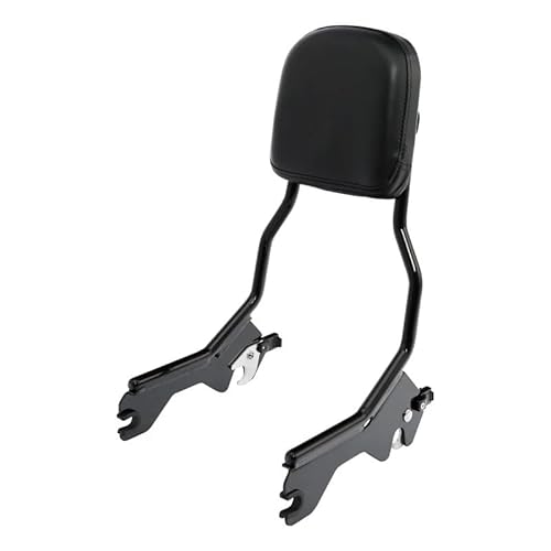 Rückenlehne Rear Seat Cushion Motorrad-Rückenlehnen-Docking-Hardware-Kit Für Ha&rley Für Softail Für Reiter Für Sport Für Gli Für FXLR Für FXLRS Für FLSB 2018-2023 Aufrecht Beifahrer Sitzkissen Rücken von RYUIO