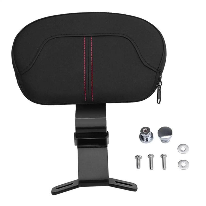 Rückenlehne Rear Seat Cushion Motorrad-Rückenlehnen für Touring CVO 09-22. Zubehör für Motorradfahrer verstellbare Fahrer-Rückenlehnen mit Schnellverschluss Beifahrer Sitzkissen Rückenlehne von RYUIO