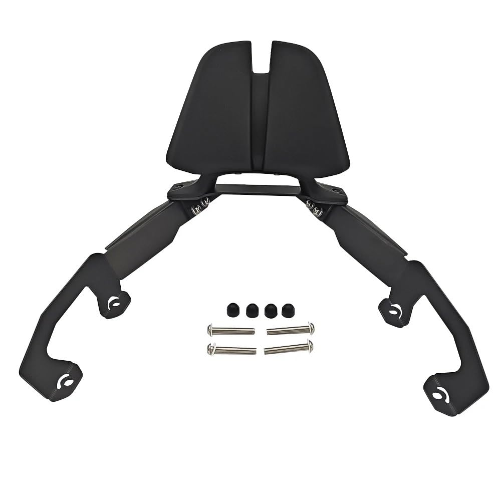 Rückenlehne Rear Seat Cushion Motorrad-Rückenlehnenkissen Für N Beifahrersitz Für Forza350 Schwarzes Rückenlehnenkissen NSS350 2021–2024 Armlehnen-Kit Beifahrer Sitzkissen Rückenlehne von RYUIO