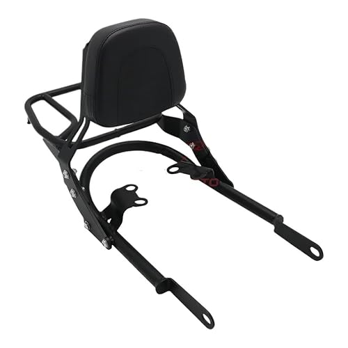 Rückenlehne Rear Seat Cushion Rückenlehne Gepäckträger Rücksitz Griff Haltegriff Für Tr&iumph Für Bonneville T 100 120 2016-2021 Für Straße für Für Scrambler 1721 20 Beifahrer Sitzkissen Rückenlehne von RYUIO