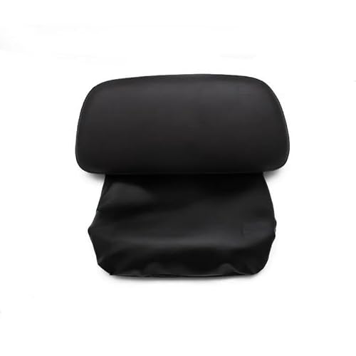 Rückenlehne Rear Seat Cushion Schwarzer Motorradsitz-Rückenlehnenkoffer Razor Chopped Tour-Pak-Rückenpolster Für Ha&rley Für Touring Für Glide Für FLHR Für FLTR 2014-2019 2018 Beifahrer Sitzkissen Rüc von RYUIO