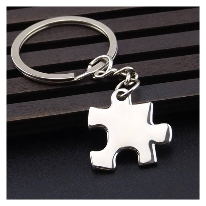 100 stücke Kreative Einzel Puzzle Schlüsselbund Können Gadgets Schlüsselanhänger Auto Tasche Anhänger Schmuckstück Schlüssel ring D0813 von RYWRLQRA