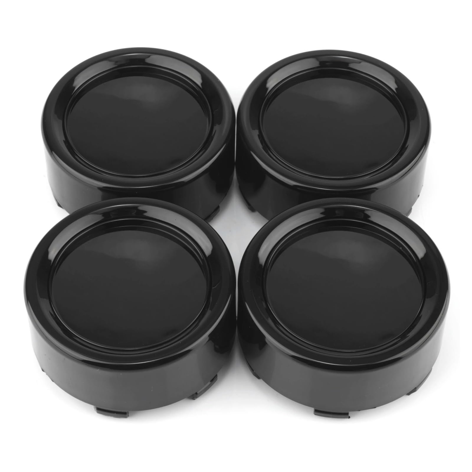 4 stücke OD 86mm/3,39 in ID 83,5mm/3,2 in Auto Rad Center Hub Caps Abdeckungen for C625502B Auto Ersatzteile ABS kunststoff(Hight Gloss Black) von RYWRLQRA