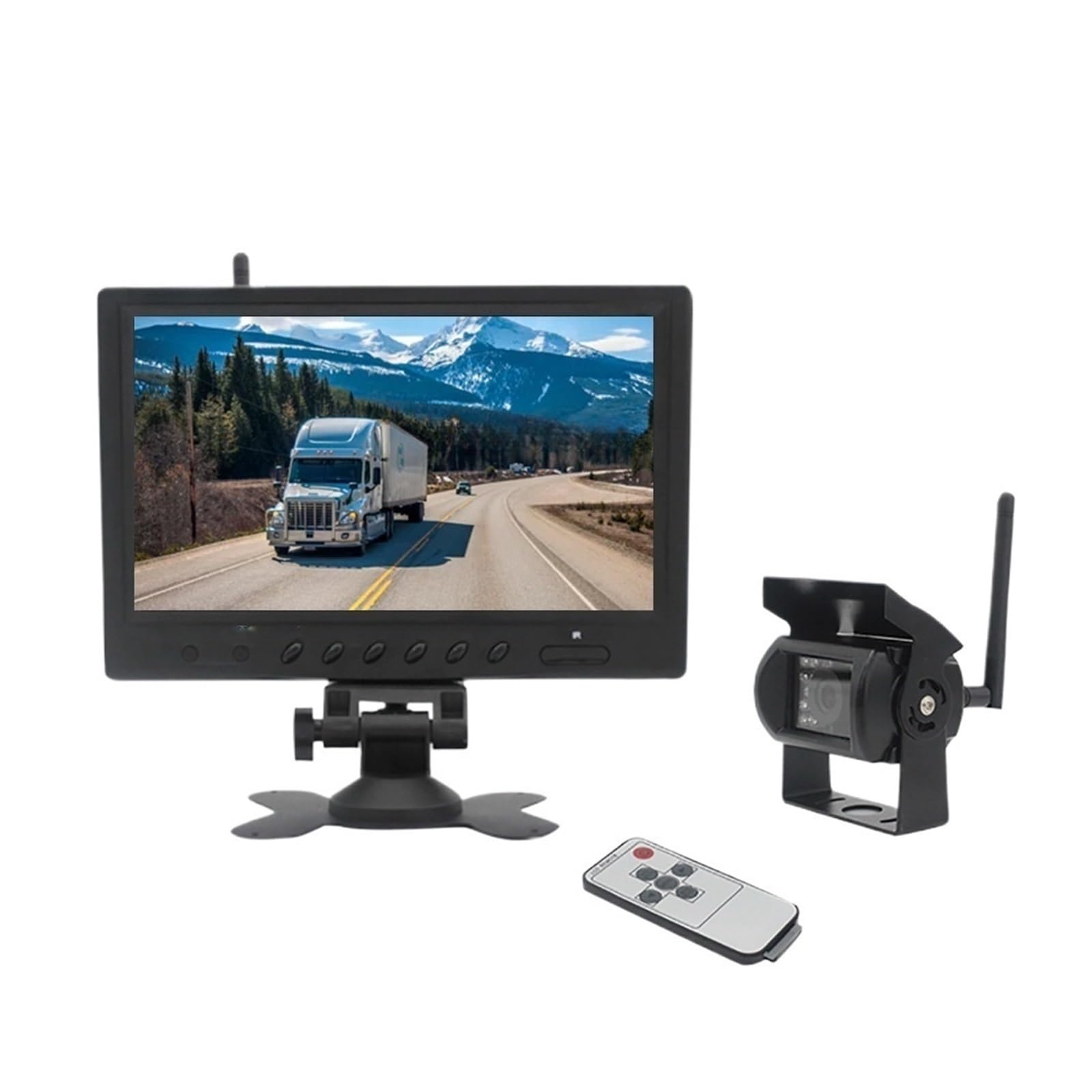 9-Zoll-Wireless-Auto-Monitor TFT-LCD-Auto-Rückfahrkamera HD-Monitor for LKW-Kamera for Bus-RV-Van-Rückfahrkamera von RYWRLQRA