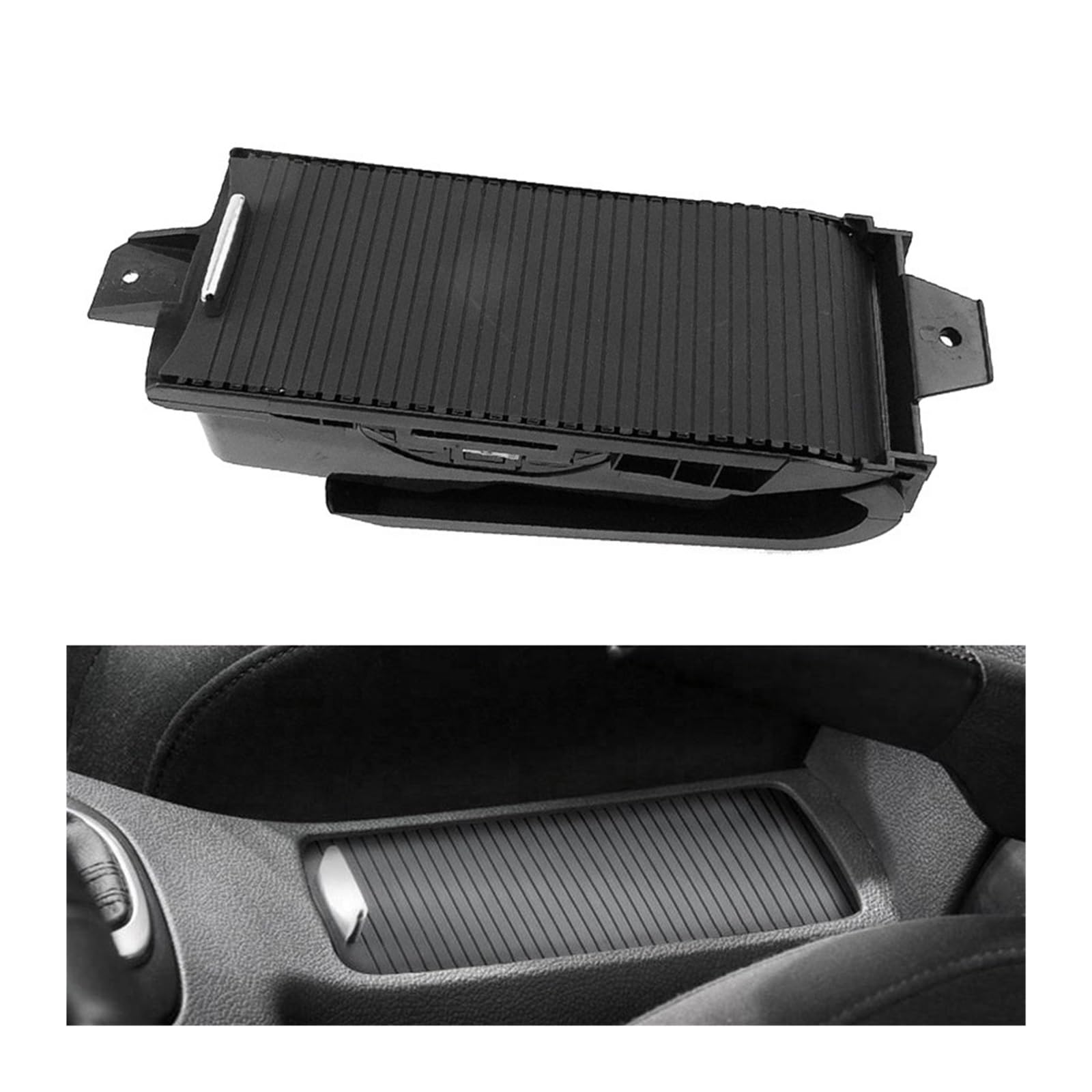 Auto Mittelkonsole Armlehne Box Wasser Becherhalter Kompatibel for EOS Kompatibel for Golf Kompatibel for Jetta MK5 1K0862531 5KD 862 531 von RYWRLQRA