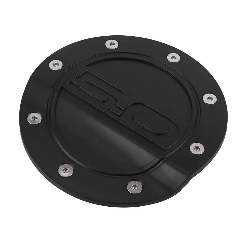 Auto-Tankdeckel, Kraftstoffeinfülltür, Gastank-Türabdeckung, kompatibel for Mustang GT 2015–2022(Black) von RYWRLQRA