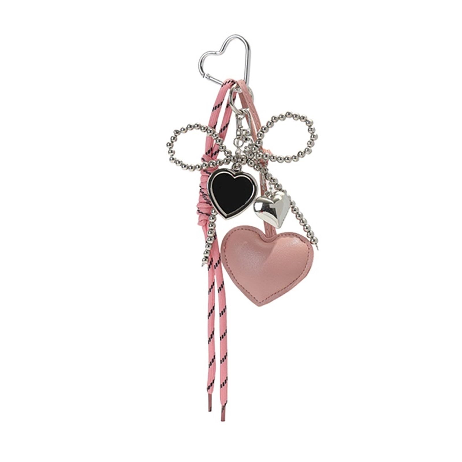 Herz-Schlüsselanhänger, Taschenanhänger, Valentinstagsgeschenk(Pink) von RYWRLQRA