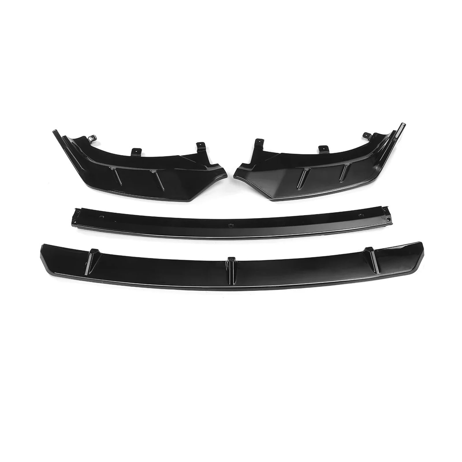 Neu 4 stück Auto Front Stoßstange Splitter Lip Diffusor Spoiler Abdeckung Schutz Kompatibel for X3 G01 X4 G02 ix3 G08 2021-2022(Glossy Black) von RYWRLQRA