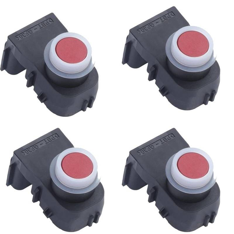 RZCREW Kompatibel Mit Hyundai Autozubehör Pdc Backup Einparkhilfe Objektabstandskontrollsensor Rückfahrassistent 96890d9000 Einparksensore(Red,4pcs) von RZCREW