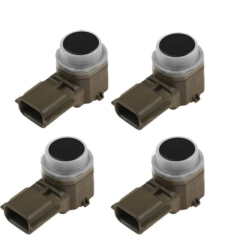 RZCREW Kompatibel Mit Nissan Auto Pdc Einparkhilfe Assist Objekt Sensor Reverse Assist Auto Zubehör 284385sa0b Einparksensore(Black,4pcs) von RZCREW