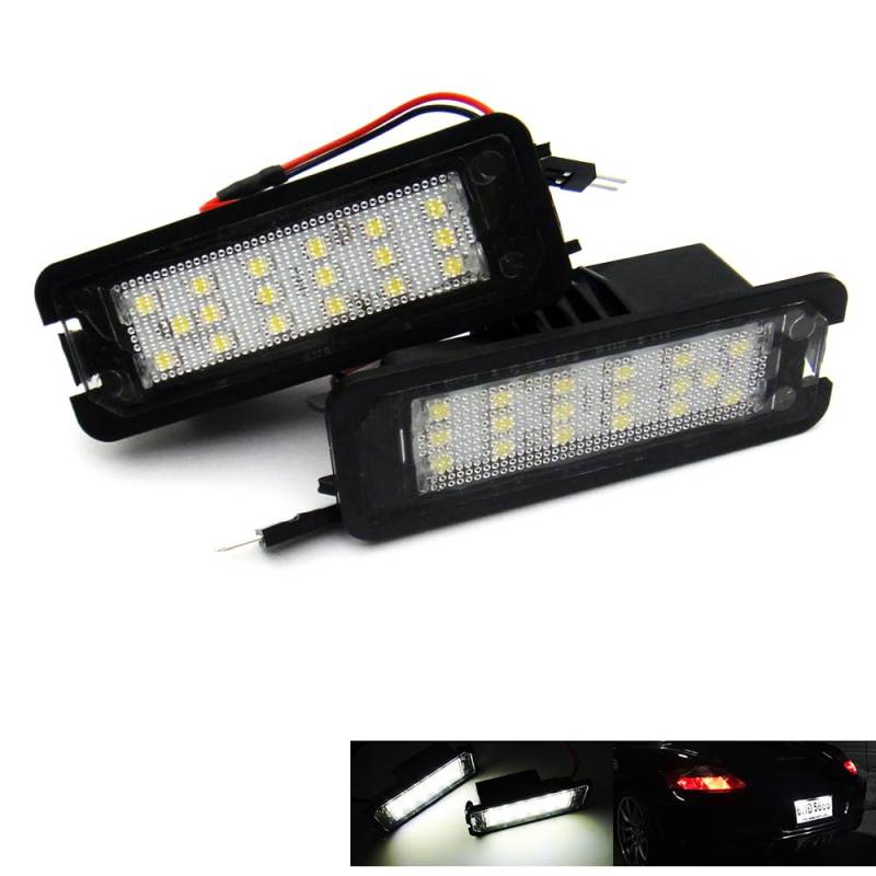 2x LED Kennzeichenbeleuchtung weiß Canbus für 987 Boxster Cayman 911 Carrera 996 997 Cayenne von RZG