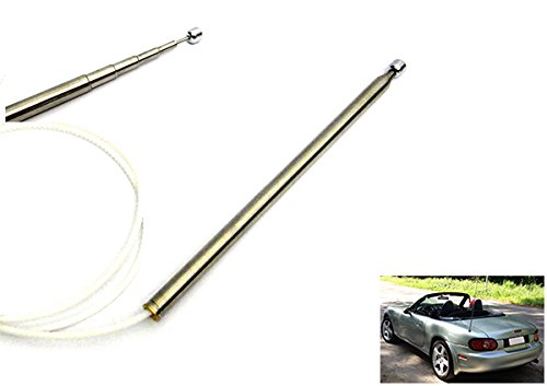 Elektrische Antenne Power Antenne Mast Radio OEM Ersatz Zahn Kabel für 1998-05 MX-5 NB MK II Miata Roadster von RZG