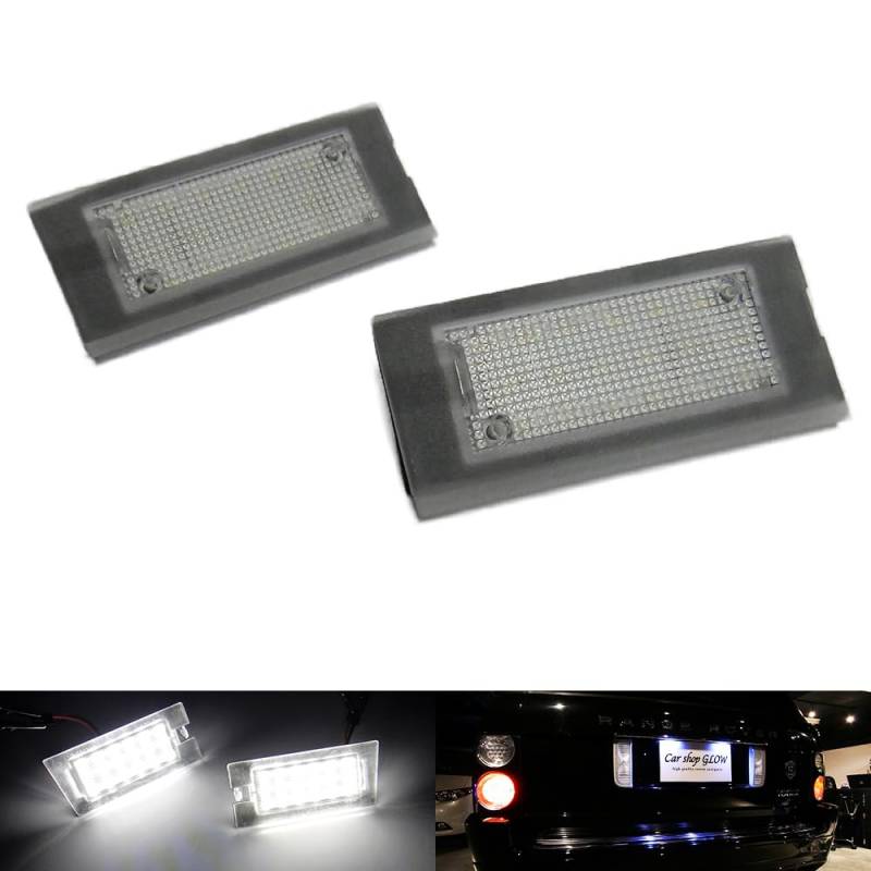 RZG 2 x LED-Kennzeichenbeleuchtung, weiß, Canbus, für 2002–2012 LR Range Rover MK3 L322 von RZG