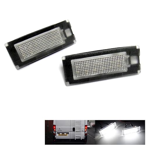 RZG 2x LED Kennzeichenbeleuchtung weiß Canbus für 2006-2021 Relay Jumper Boxer Ducato von RZG