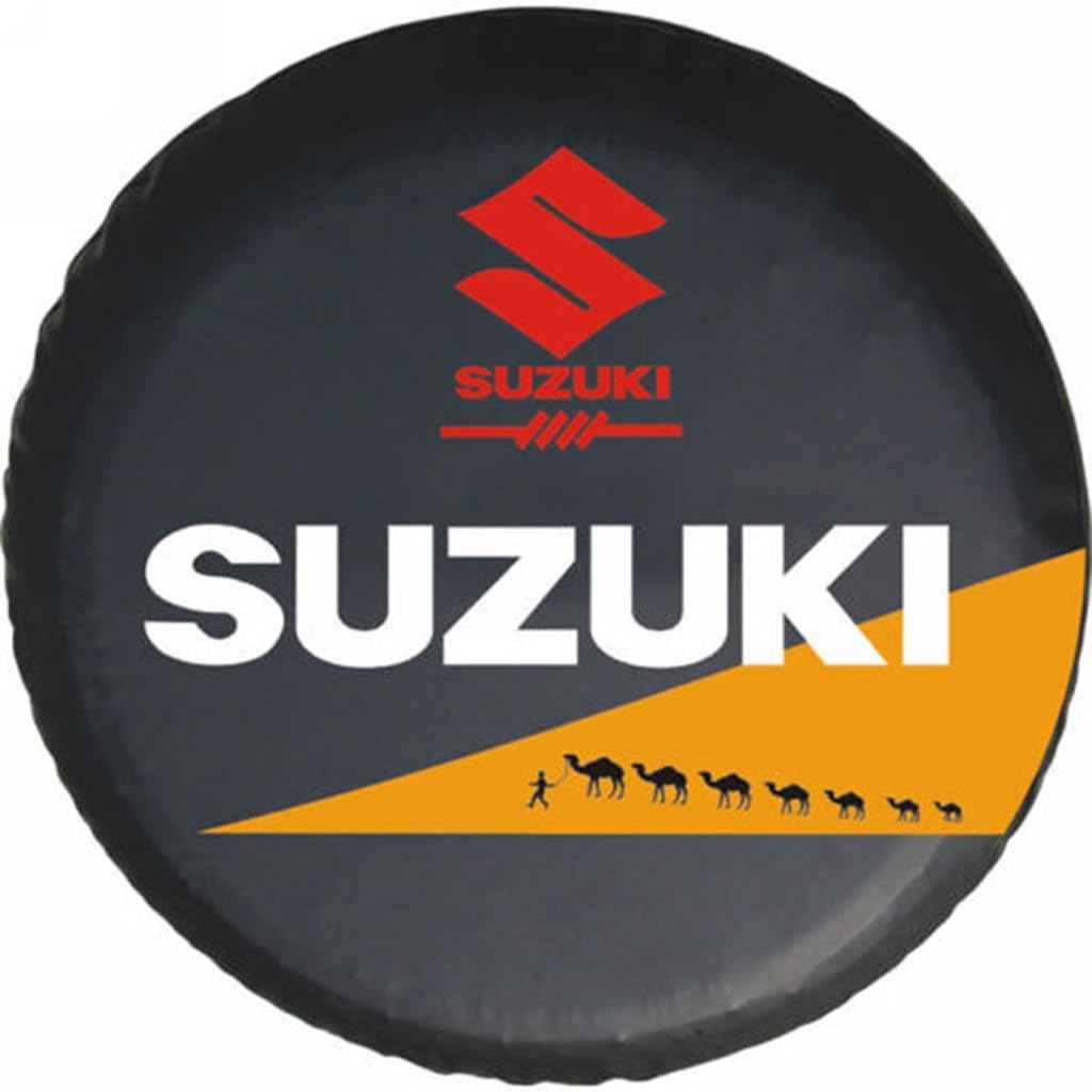 Auto Reserveradabdeckung für Suzuki SX4 2007-2017,Reifenabdeckung Reifentaschen Schutzhülle Reifenabdeckungen Ersatzradabdeckungen,A-14 inch von RZSYSSZD