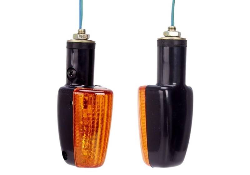 RaamKa Blinker Motorrad 2 stücke Blinker Anzeige Licht Vorne Hinten Lenkung Lampe Kurven Fit Verwenden for Honda CB400 1992-1998 ADE VTR250 25V CB-1 Motorrad Blinker(1 Pair) von RaamKa