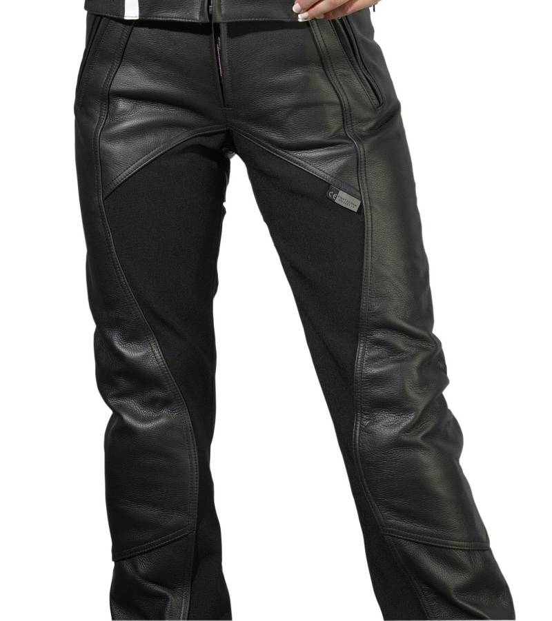 Racer Beasty Ladies Lederhose, Schwarz, Größe 42 von Racer