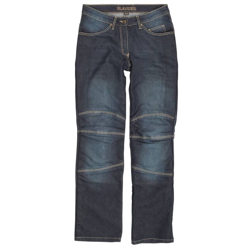 Racer 12267 Cordura Kevlar Stretch-Jeans, Blau gewaschen, Größe XXXXL von Racer