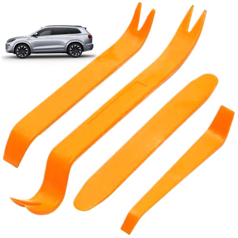 Rachlicy Autoverkleidung Entfernung Werkzeug Kit 4PCS Kunststoff Pry Tool Leichte robust von Rachlicy