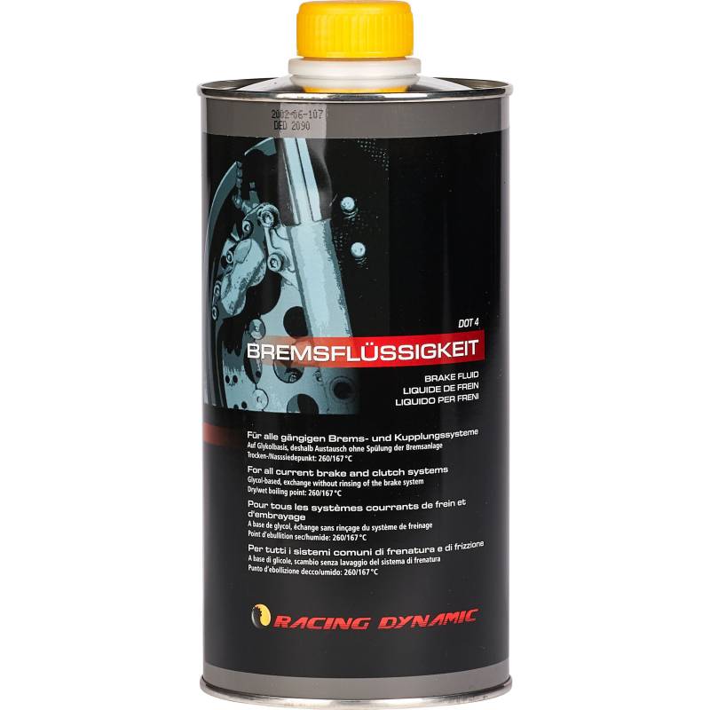 Racing Dynamic Bremsflüssigkeit DOT 4 Glykol 1000 ml von Racing Dynamic