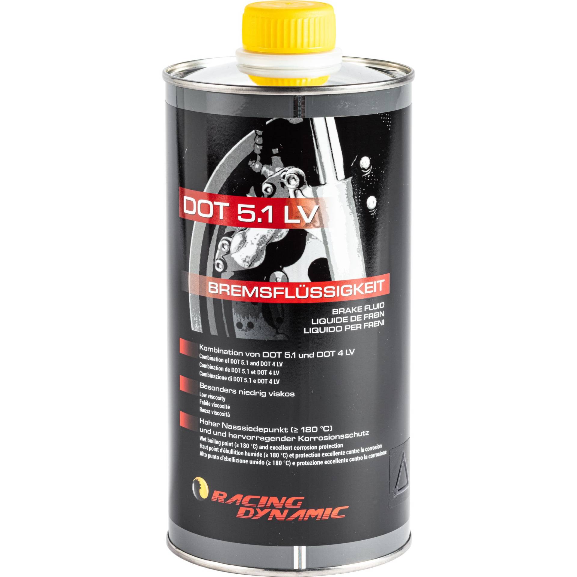 Racing Dynamic Bremsflüssigkeit DOT 5.1 LV Glykol 1000ml von Racing Dynamic