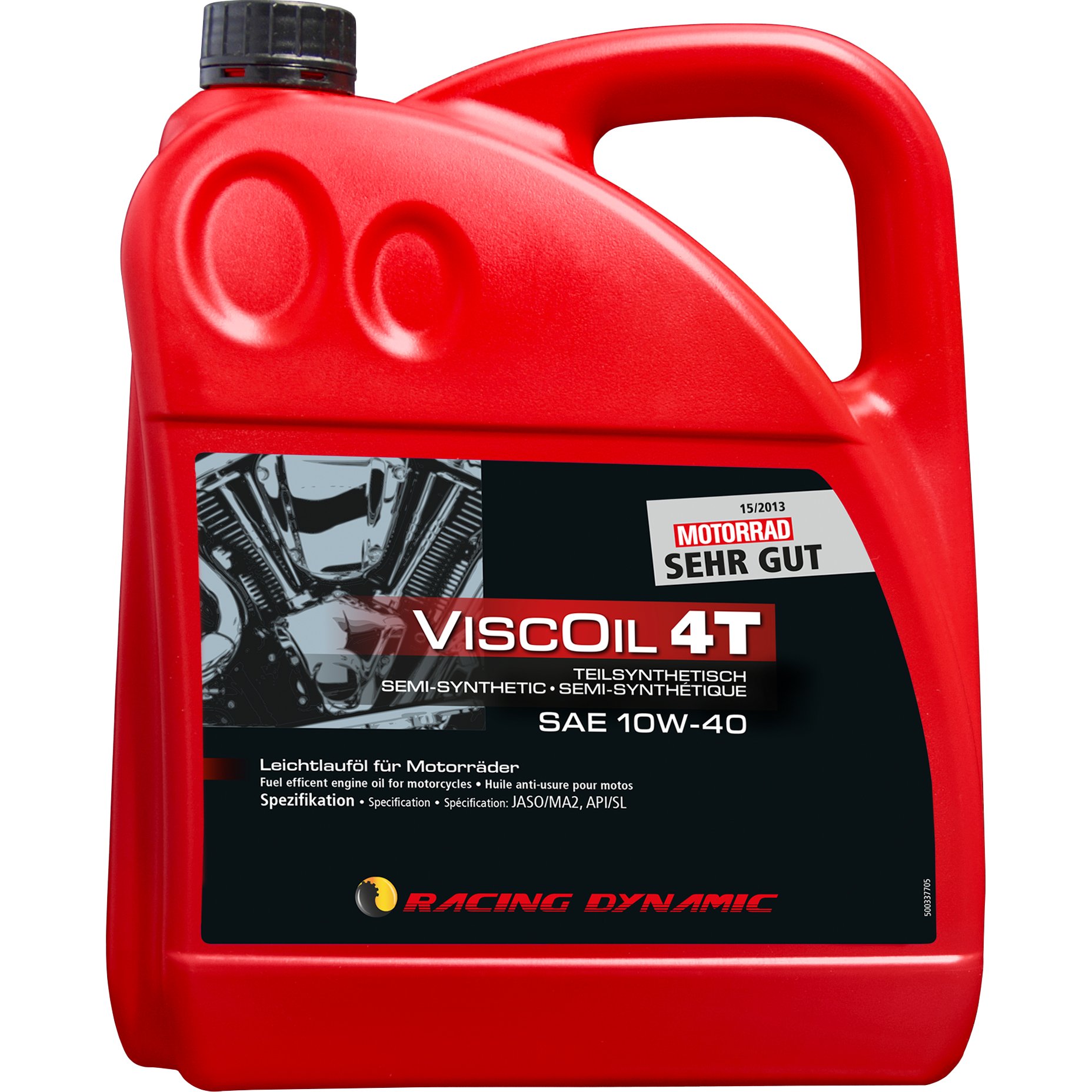 Racing Dynamic Motoröl Viscoil 4T SAE 10W-40 teilsynthetisch 4000 ml von Racing Dynamic