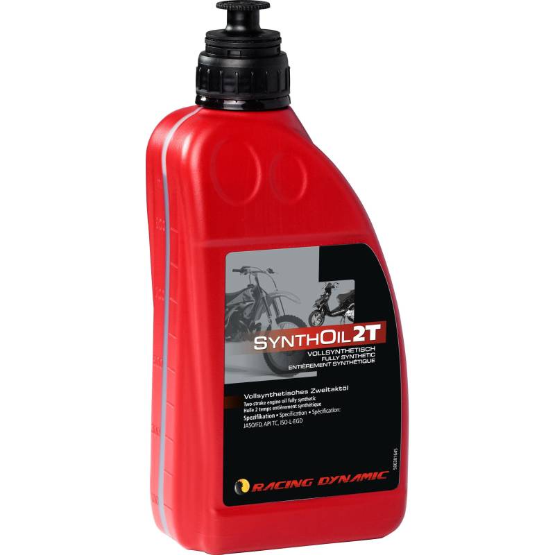 Racing Dynamic Motorrad-Motoröl 2-takt Synthoil 2-Takt vollsynthetisch 1000 ml, Unisex, Multipurpose, Ganzjährig von Racing Dynamic