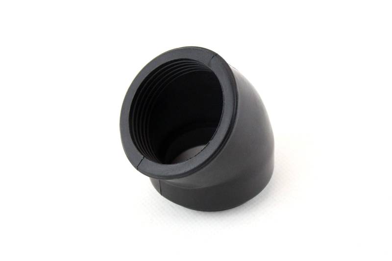 Airbox, Luftfilter Adapter 45 Grad für Luftfilterkasten schwarz, universal z.B. für Roller von Racing Planet