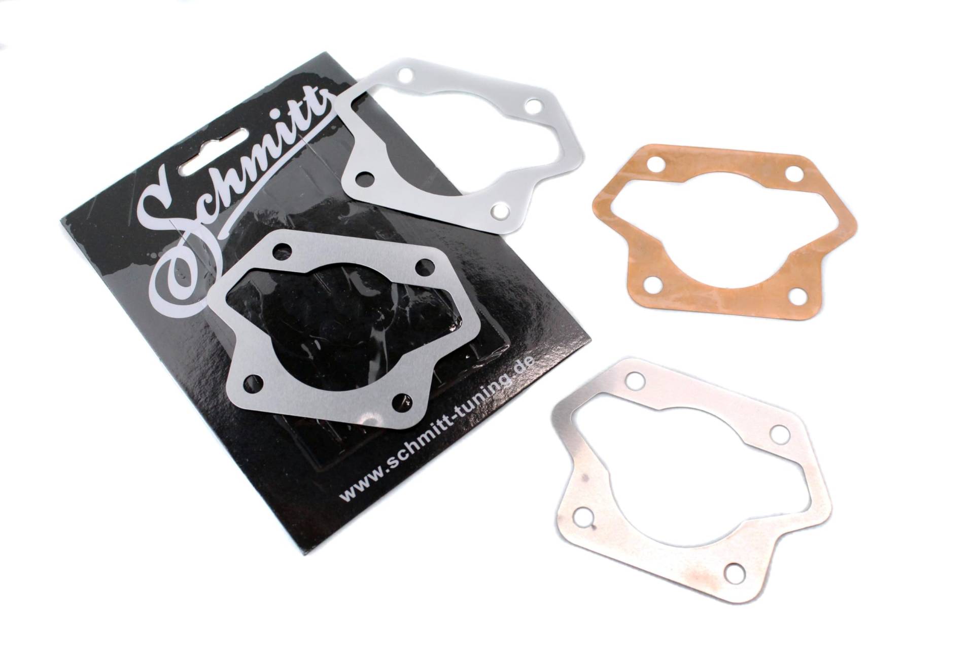 Zylinderfußdichtung Set Metall, Kupfer und Aluminium von Schmitt für Simson S51, KR51/2, SR50 von Racing Planet