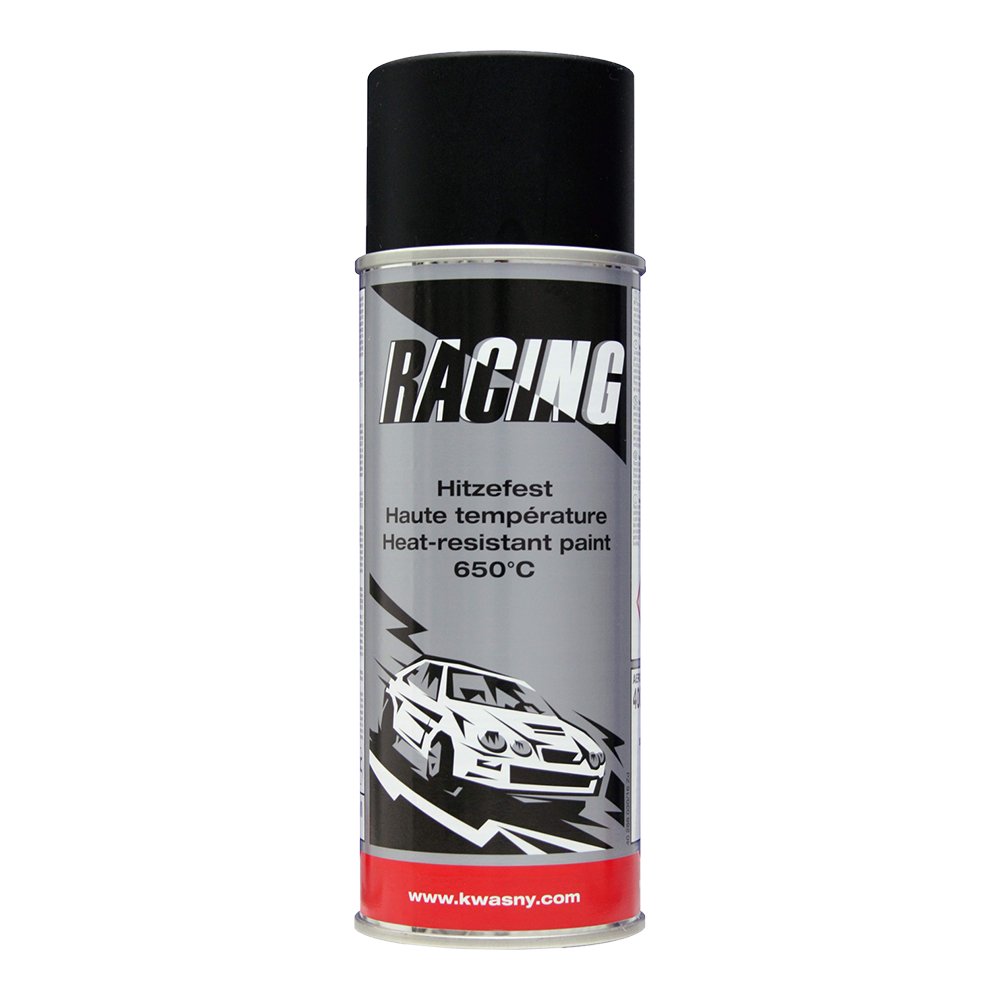 Lackspray Hitzefest Schwarz 400Ml Hitzelack Thermolack Auspufflack 650°C von Racing