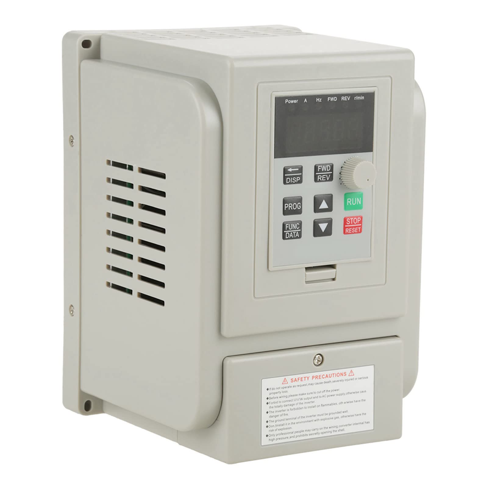 1,5 KW AC 220 V Einphasen-VFD-Antriebswechselrichter Einzelantrieb mit Variabler Frequenz 8 A Universal-VFD-Drehzahlregler für 3-Phasen-Motor von Raguso