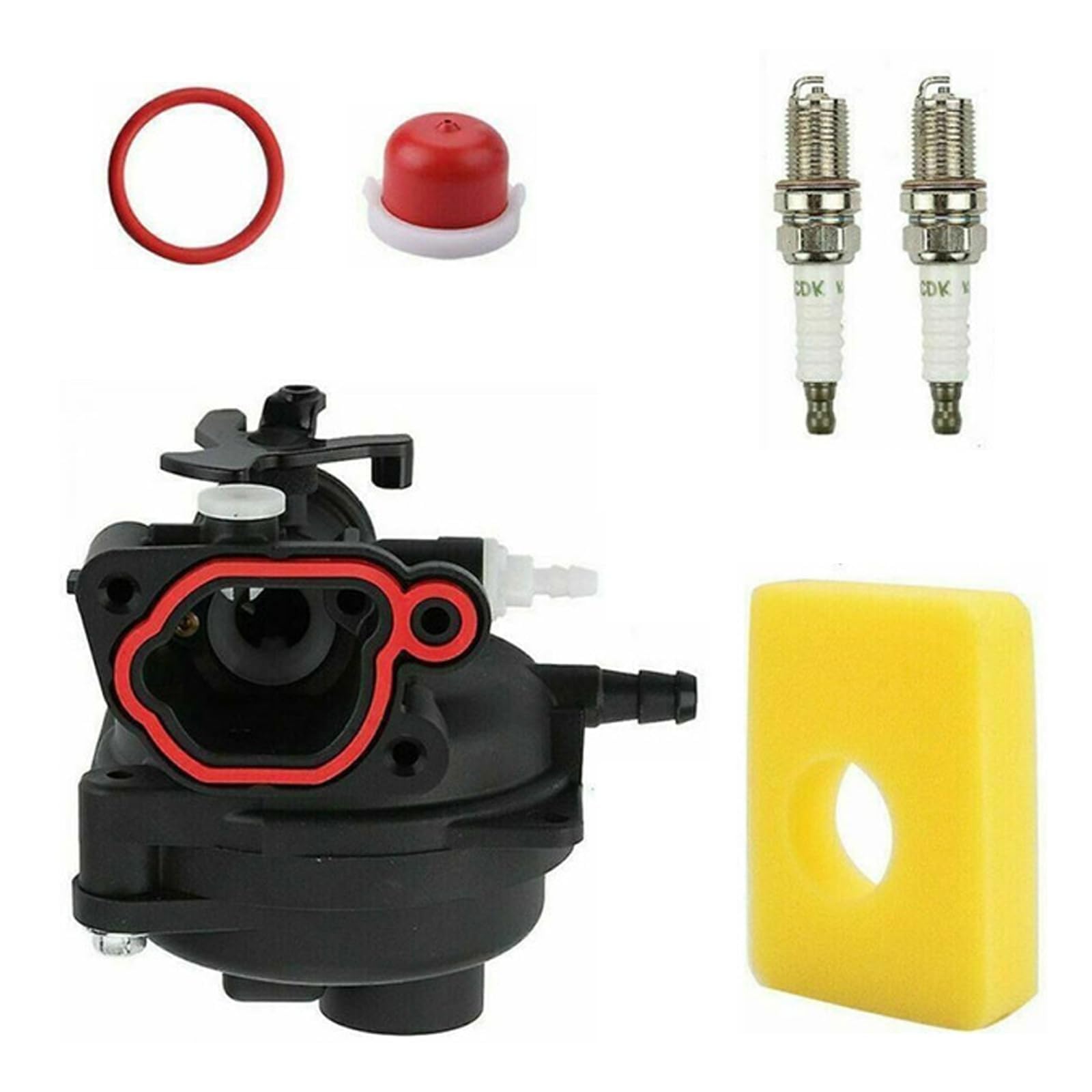 Raheem Rasenmäher Vergaser für 593261 595656 591979 799583 Ersatz für Briggs und Stratton Teile 300E 450E 500E 550E 575E 600E Serie Vergaser für Rasenmäher von Raheem