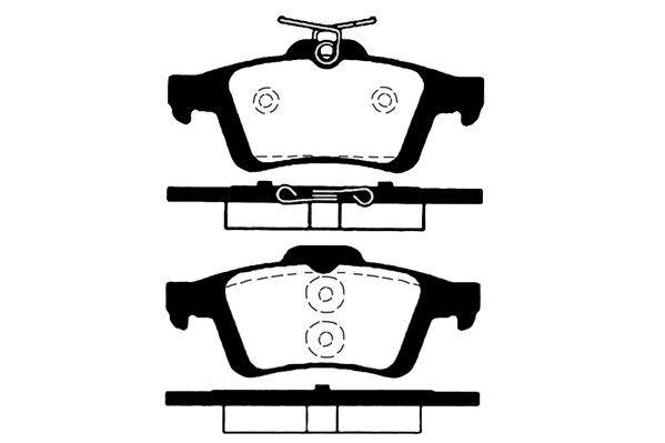Bremsbelagsatz, Scheibenbremse Hinterachse Raicam RA.0769.6 von Raicam