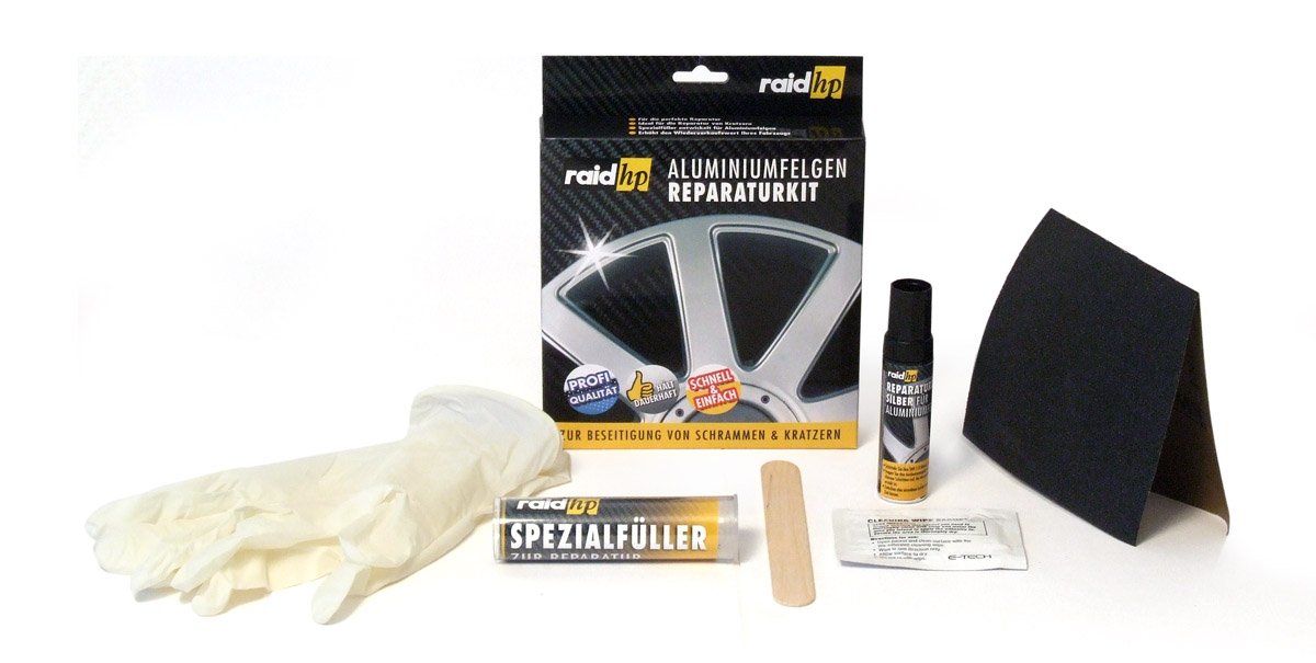 Raid HP 340001 Aluminiumfelgen Reparatur Kit, Silber von Raid HP