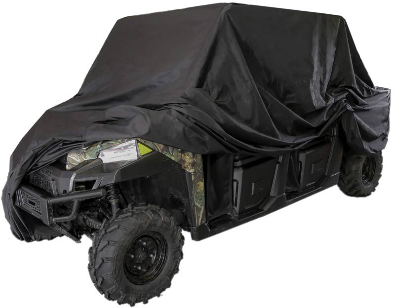 Raider 02-6614 EX-Serie Wetter- und UV-beständige 2-reihige Sitz-UTV-Aufbewahrungsabdeckung, schwarz von Raider