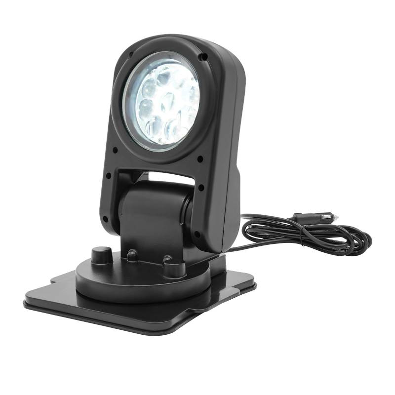 Railoxo Bootssuchscheinwerfer LED mit Fernbedienung 45W 8000LM für Yacht Schiffe Fischerboote Outdoor Verwendung 600m Beleuchtungsabstand Verstellbarer Kopf für Nachtbeleuchtung von Railoxo