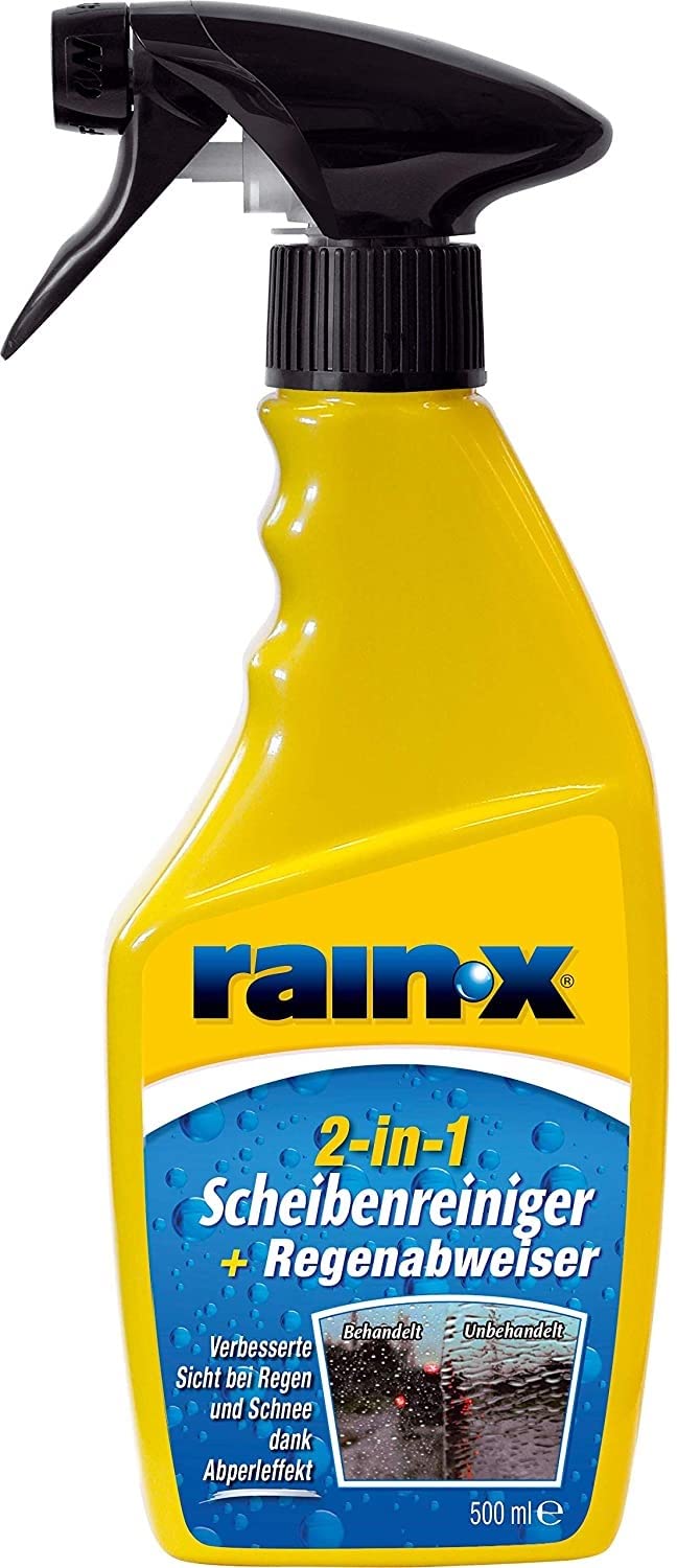 Rain-X 2-in-1 Scheibenreiniger +Regenabweiser 500 ml, bunt von Rain-X