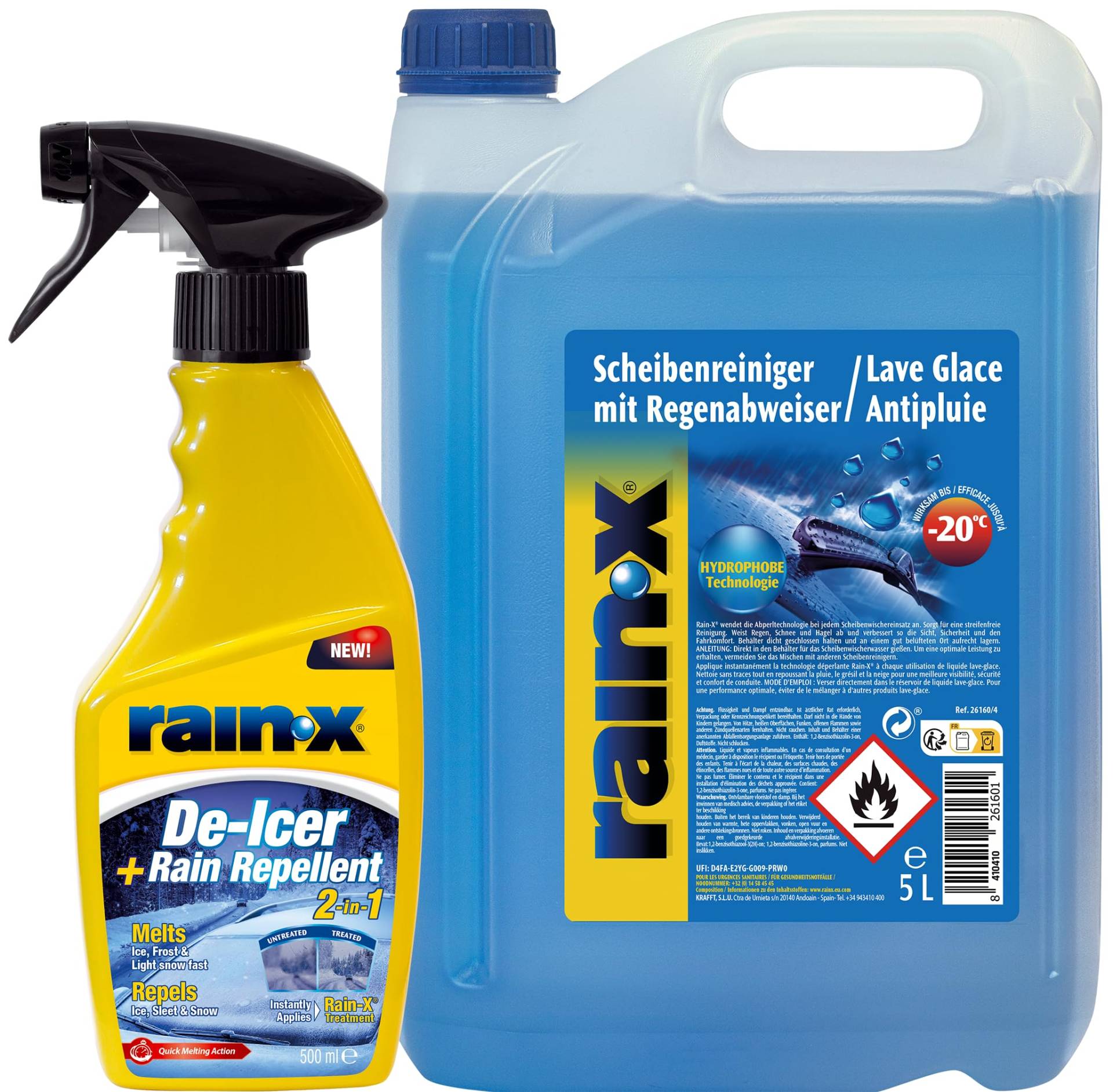 Rain-X Pack RX Screen WASH-20ºC 5L+ DE ICER von Rain-X