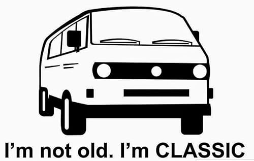 Alter Bus Camping Urlaub Retro I'm not I am Classic Aufkleber Größe/Farbe ANPASSBAR Sticker Autoaufkleber Decal von Rakelfix